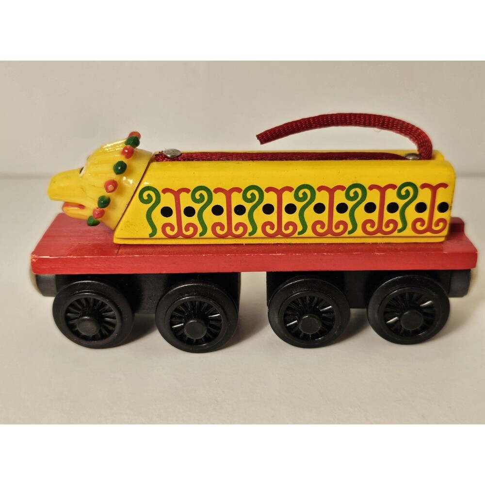 Vintage 1994 CHINESE DRAGON Thomas the Train Wooden Railway First Edition Nice!